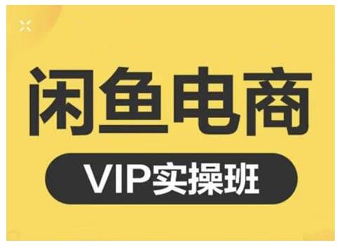 闲鱼电商零基础入门到进阶VIP实战课程，帮助你掌握闲鱼电商所需的各项技能-黑猫轻创业