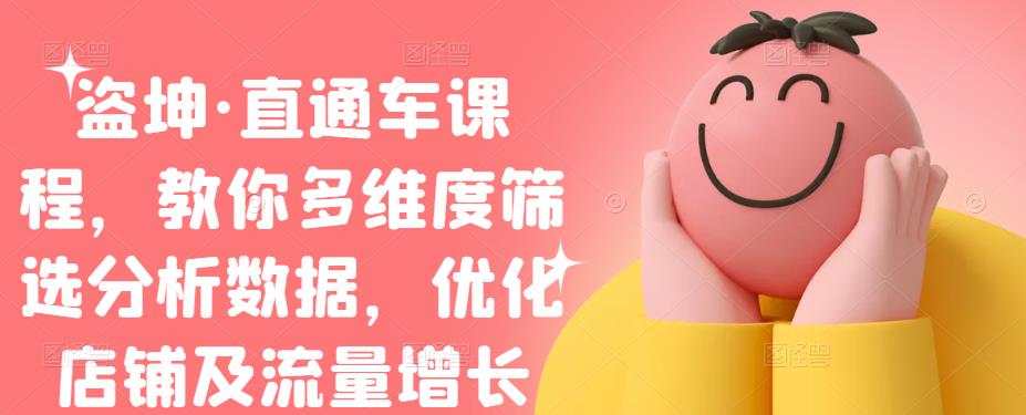 盗坤·直通车课程，教你多维度筛选分析数据，优化店铺及流量增长-黑猫轻创业