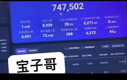 宝子哥无人直播,半无人直播,Obs 伴侣玩法,快速打标签 养鱼-黑猫轻创业