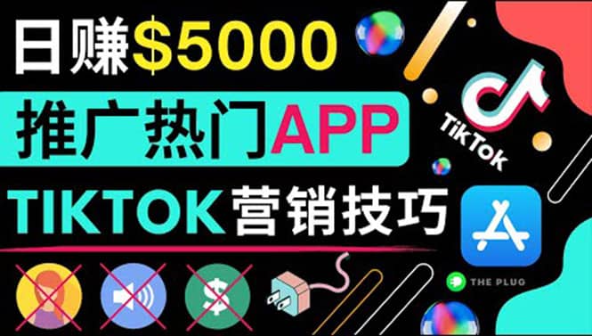 无需露脸，无需录音，无需投资，TIKTOK上传短视频，最高日入5000美元-黑猫轻创业