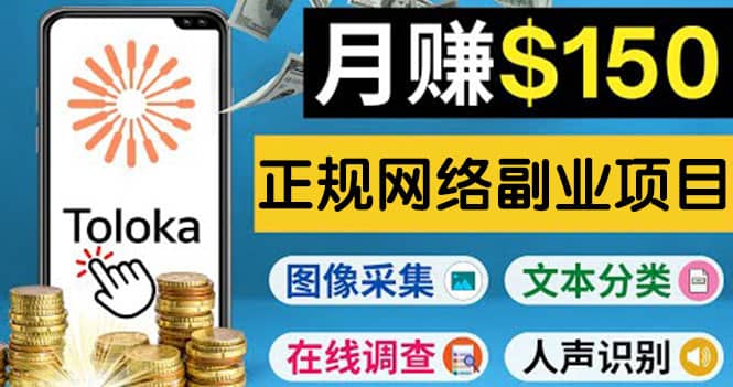 正规网络副业赚钱平台Toloka,利用业余时间月赚150美元-黑猫轻创业
