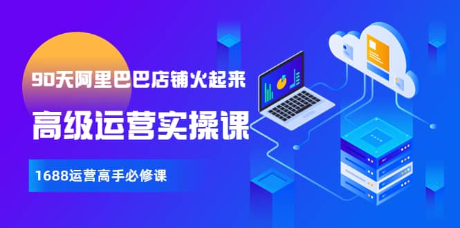 【90天阿里巴巴店铺火起来】高级运营实操课，1688运营高手必修课-黑猫轻创业