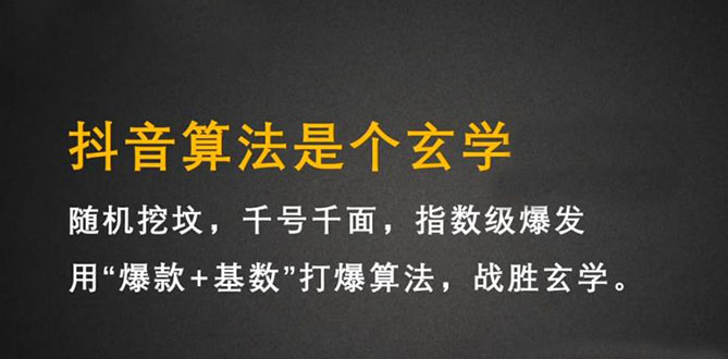 抖音短视频带货训练营,手把手教你短视频带货,听话照做,保证出单-黑猫轻创业