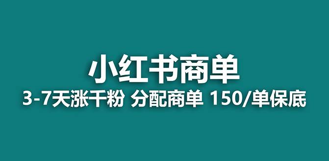 【蓝海项目】2023最强蓝海项目，小红书商单项目，没有之一！-黑猫轻创业